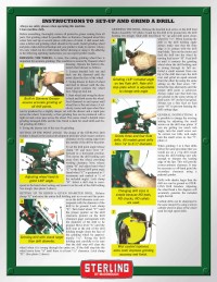 used sterling twist drill grinder