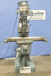 used amura vertical step pulley milling machine 942