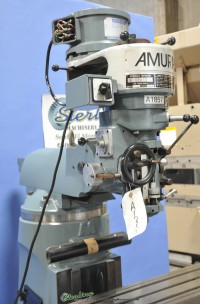 used amura vertical step pulley milling machine 942