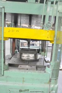 used columbus industries model trimmer 4 post hydraulic trim press