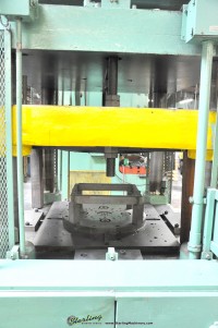 used columbus industries model trimmer 4 post hydraulic trim press