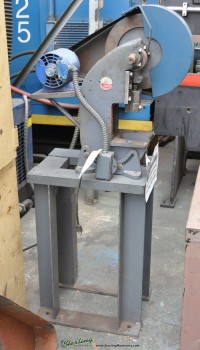 used benchmaster mechanical obi punch press machine 451