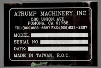 used atrump cnc bed milling machine B6FC