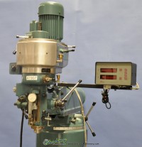 used enco vertical milling machine (step pulley type head) 100-1527