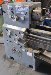 used summit gap bed engine lathe 20-4x120