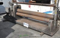 used webb power pyramid 3 roll type plate roll BR3-132