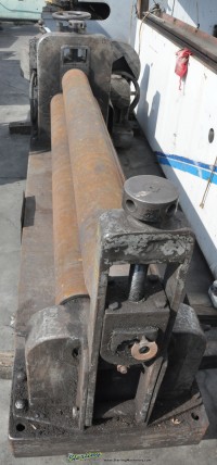 used webb power pyramid 3 roll type plate roll BR3-132