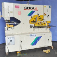 used geka dual station operation hydraulic ironworker Hydracrop 110/SD
