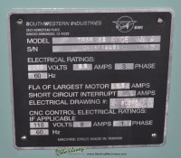 used southwestern industries 2 axis cnc vertical milling machine 