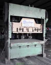 used chicago straight side double crank punch press