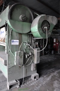 used chicago straight side double crank punch press
