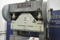 used cyril bath co. heavy duty air-trip mechanical press brake 150-4