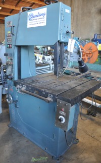 used kbc vertical bandsaw with power sliding table feed 700D