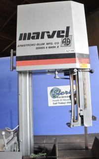 used marvel vertical bandsaw (tilt frame) Series 8 Mark II
