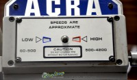 used acra vertical milling machine AM3V