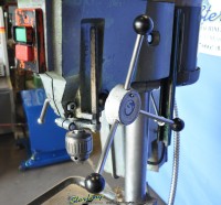 used delta floor type drill press w/ fwd./reverse foot pedal 15