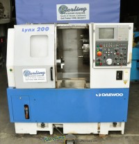 used daewoo cnc turning lathe LYNX200A