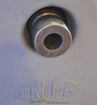 used okuma productive high speed engine lathe LS-540