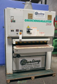 used grinding master wide belt sanding machine GR-2100-900