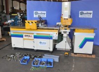 used geka single end cnc punching machine w/ fagor cnc control and paxy cnc plate positioning & punching system Puma 110/E-750