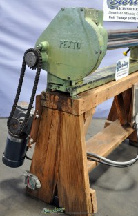 used pexto powered plate roll 418E