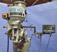 used acra vertical milling machine