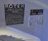 used rotex hand turret punch 18 - A