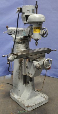 used us burke millrite vertical turret milling machine MV-1