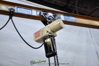 used coffing 2 ton hoist with portable a frame gantry with casters