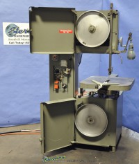 used grob vertical band saw with pneumatic table feed 4V- 18