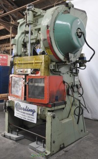 used bliss air clutch open back double crank inclinable punch press
