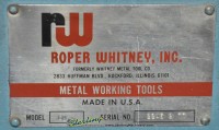 used roper whitney kick punch 68