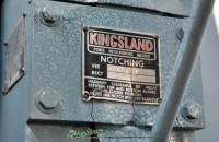 used kingsland mechanical heavy duty muiti station ironworker J25, Type XA