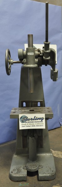 used greenerd ratchet floor type arbor press 5S