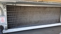 used walk-in refrigeration unit with cooler