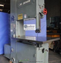 doall zephyr vertical sawing and friction cutting bandsaw ZV-3620 Zephyr