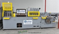 used lewis wire straightening and cut off machine with barfeed 10-FHA