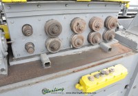 used lewis wire straightening and cut off machine with barfeed 10-FHA