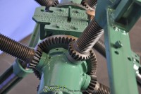 used littell manual non-powered double end coil reel 5