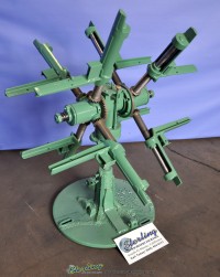 used littell manual non-powered double end coil reel 5