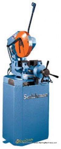 new scotchman (low turn, power clamping and manual head down feed) circular cold saws (for cutting steel, stainless, aluminum, brass, copper, plastics) CPO 350 LTPK