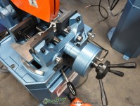 new scotchman (low turn, semi-automatic with power clamping and power head down feed) circular cold saws (for cutting steel, stainless, aluminum, brass, copper, plastics) CPO 350 LTPKPD