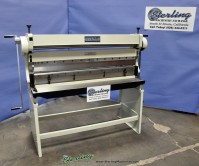 brand new birmingham manual 3 in 1 machine with stand- shear, press brake, box and pan brake, slip roll with stand SBR-5216-C