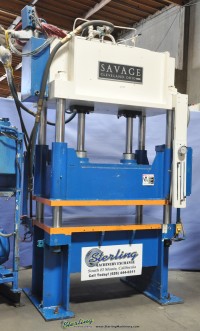 used savage 4 post hydraulic blanking trim press 60HTP