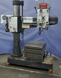 used clausing colchester radial drill with tilting table 600