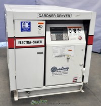 used gardner denver electra saver turn valve rotary screw air compressor Electra Saver EAH99A