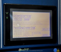 used pemserter automatic insertion press with touch screen control 2000