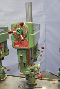 used powermatic 4 head gang drill press with large table 1150