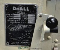 used doall vertical deep throat (heavy duty) bandsaw with hydraulic power table feed and tilt 2613-3