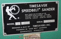 used timesaver wide belt sander (wood sander) 237-1